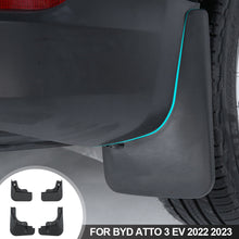 Load image into Gallery viewer, 4Pcs Car Mud Flaps Auto Front Rear Mudguards Special Fender Mudflaps Accessories For BYD Atto 3 EV 2022 2023
