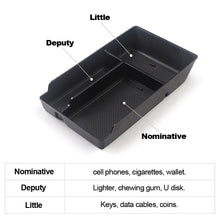 Load image into Gallery viewer, Car Armrest Storage Box Organizer Tray Center Console Stowing Tidying Black Accessories For Hyundai IONIQ 5 2021+
