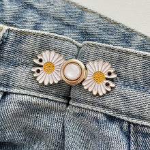 Load image into Gallery viewer, Detachable Button Adjustable Tightening Waist Clip Vintage Metal Cheongsam Fasten Buckle Skirt Pants DIY Clothing Accessories
