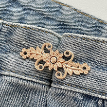 Load image into Gallery viewer, Detachable Button Adjustable Tightening Waist Clip Vintage Metal Cheongsam Fasten Buckle Skirt Pants DIY Clothing Accessories
