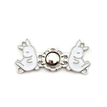 Load image into Gallery viewer, Detachable Button Adjustable Tightening Waist Clip Vintage Metal Cheongsam Fasten Buckle Skirt Pants DIY Clothing Accessories
