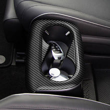Load image into Gallery viewer, Carbon Fiber Car Center Console Water Cup Holder Decoration Cover Trim Stickers for Hyundai Aini Krypton 5 IONIQ 2022+
