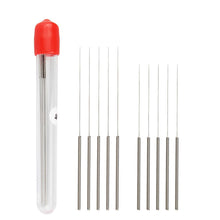 Load image into Gallery viewer, 10Pcs Stainless Steel Nozzle Cleaning Needles Tool 0.34mm 0.38mm Drill Cleaner Kit For Car Niper Nozzle Water Outlet DIY Parts
