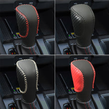 Load image into Gallery viewer, Leather Car Gear Shift Collars Head Knob Handbrake Grip Cover for Honda Civic 2016-2019 Fit 2020 2021 Accord 2014 - 2019
