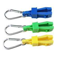 Load image into Gallery viewer, 1PC Protective Gloves Clip With Hiking Buckle Outdoor Work Tools Storage Clamp Camping Tent Canopy Windproof Plastic Fastening Clip
