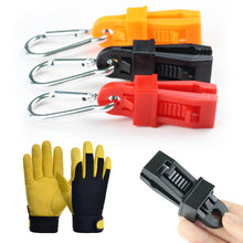 Load image into Gallery viewer, 1PC Protective Gloves Clip With Hiking Buckle Outdoor Work Tools Storage Clamp Camping Tent Canopy Windproof Plastic Fastening Clip
