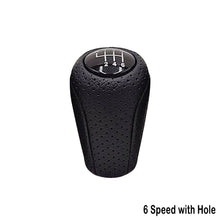 Load image into Gallery viewer, 5/6 Speed Car Auto Manual Gear Shift Knob Head Lever Leather Shift Knob Stick Handle Shifter For MAZDA 3 BK BL 5 CR CW 6 II GH CX-7 ER MX-5 NC III 23 MT
