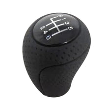 Load image into Gallery viewer, 5/6 Speed Car Auto Manual Gear Shift Knob Head Lever Leather Shift Knob Stick Handle Shifter For MAZDA 3 BK BL 5 CR CW 6 II GH CX-7 ER MX-5 NC III 23 MT
