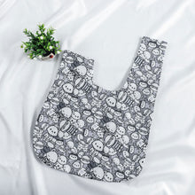 Load image into Gallery viewer, Soft Breeze Handheld Bag Knotted Wrist Bag Artistic Youth Cotton Handbag Handbag Key Zero Wallet Reusable Shopping Bags
