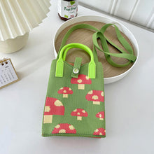 Load image into Gallery viewer, Cute Cartoon Mini Crossbody Bag One Shoulder Cross Straddle Bag Zero Wallet Handbag Student Reusable Shopping Bags
