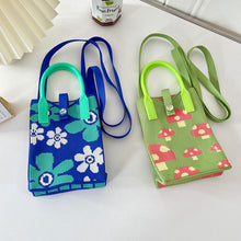 Load image into Gallery viewer, Cute Cartoon Mini Crossbody Bag One Shoulder Cross Straddle Bag Zero Wallet Handbag Student Reusable Shopping Bags
