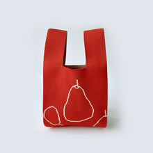 Load image into Gallery viewer, Handmade Knit Handbag Women Mini Cute Duck Christmas Wrist-bag Female Casual Tote Bag Student Reusable Shopping Bag
