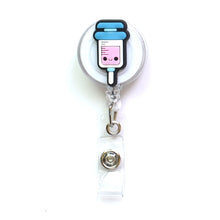 Load image into Gallery viewer, Cartoon Badge Reel Retractable ID Lanyard Name Tag Card Badge Holder Clip Doctor Nurse Office Supplies Credential Holder

