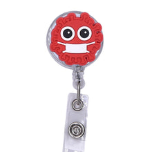Load image into Gallery viewer, Cartoon Badge Reel Retractable ID Lanyard Name Tag Card Badge Holder Clip Doctor Nurse Office Supplies Credential Holder
