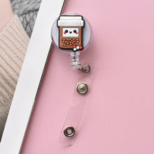 Load image into Gallery viewer, Cartoon Badge Reel Retractable ID Lanyard Name Tag Card Badge Holder Clip Doctor Nurse Office Supplies Credential Holder
