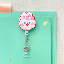 Load image into Gallery viewer, Cartoon Badge Reel Retractable ID Lanyard Name Tag Card Badge Holder Clip Doctor Nurse Student School Supplies Office
