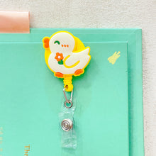 Load image into Gallery viewer, Cartoon Badge Reel Retractable ID Lanyard Name Tag Card Badge Holder Clip Doctor Nurse Student School Supplies Office
