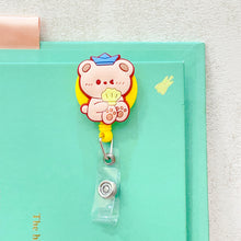 Load image into Gallery viewer, Cartoon Badge Reel Retractable ID Lanyard Name Tag Card Badge Holder Clip Doctor Nurse Student School Supplies Office
