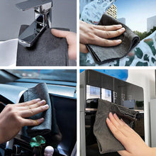 Load image into Gallery viewer, Thickened Magic Cleaning Cloth Lint Free Microfiber Glass Wiping Cloth Reusable Car Window Mirror Rag No Watermark Kitchen Towel
