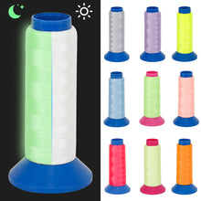 Load image into Gallery viewer, 1000 Yards Hallween Luminous Embroidery Thread Glow In The Dark Cross DIY Handmade Knitting Yarn Stitch Sewing Line Accessories Xmas Decoration
