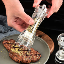 Load image into Gallery viewer, Transparent Manual Acrylic Pepper Grinder Pepper Mill and Salt Shaker with Adjustable Coarseness by Ceramic Rotor Kitchen Cooking Tools
