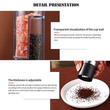 Load image into Gallery viewer, 2 In 1 Pepper Mill Grinder Stainless Steel Manual Salt Pepper Grinder Seasoning Multifunctional Crusher Grinding for Cooking Kitchen Tools
