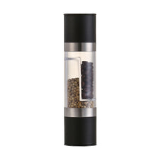 Load image into Gallery viewer, 2 In 1 Pepper Mill Grinder Stainless Steel Manual Salt Pepper Grinder Seasoning Multifunctional Crusher Grinding for Cooking Kitchen Tools
