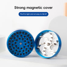 Load image into Gallery viewer, 4 Layers Zinc Alloy 40/63mm Herbal Crusher Tobacco Grinder Smoke Manual Kitchen Herb Metal Layer Grinders Spice Mill Accessories
