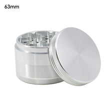 Load image into Gallery viewer, 4 Layers Zinc Alloy 40/50/63mm Herbal Crusher Tobacco Grinder Smoke Manual Kitchen Herb Metal Layer Grinders Spice Mill Accessories

