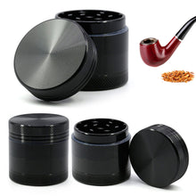 Load image into Gallery viewer, 4 Layers Zinc Alloy 40/50/63mm Herbal Crusher Tobacco Grinder Smoke Manual Kitchen Herb Metal Layer Grinders Spice Mill Accessories
