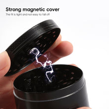 Load image into Gallery viewer, 4 Layers Zinc Alloy 40/50/63mm Herbal Crusher Tobacco Grinder Smoke Manual Kitchen Herb Metal Layer Grinders Spice Mill Accessories
