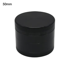 Load image into Gallery viewer, 4 Layers Zinc Alloy 40/50/63mm Herbal Crusher Tobacco Grinder Smoke Manual Kitchen Herb Metal Layer Grinders Spice Mill Accessories
