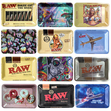Load image into Gallery viewer, Classic Metal Rolling Tray Portable Rolling Plate for Smoking Rolling Tray Accessories 180*125mm
