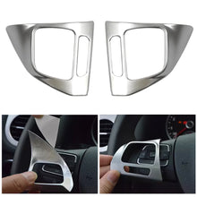 Load image into Gallery viewer, 2Pcs Car Steering Wheel Panel Trim Cover Sticker For VW Golf MK6 Passat B7 CC Eos Tiguan Jetta Touran Sharan Caddy
