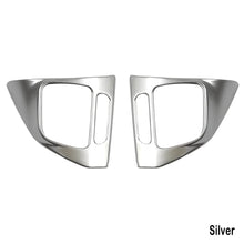 Load image into Gallery viewer, 2Pcs Car Steering Wheel Panel Trim Cover Sticker For VW Golf MK6 Passat B7 CC Eos Tiguan Jetta Touran Sharan Caddy
