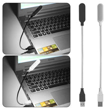 Load image into Gallery viewer, USB LED Reading Lamp Portable Flexible USB Eye Protection Mini Night Light Computer PC Laptops Table Desk Lamp
