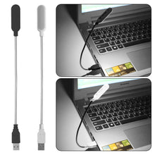 Load image into Gallery viewer, USB LED Reading Lamp Portable Flexible USB Eye Protection Mini Night Light Computer PC Laptops Table Desk Lamp

