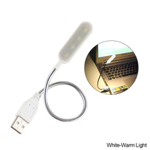 Load image into Gallery viewer, USB LED Reading Lamp Portable Flexible USB Eye Protection Mini Night Light Computer PC Laptops Table Desk Lamp
