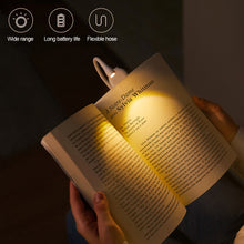 Load image into Gallery viewer, USB Charging Mini LED Eye Protection Book Night Light Adjustable Clip-On Study Desk Lamp Rechargeable for Travel Bedroom Reading
