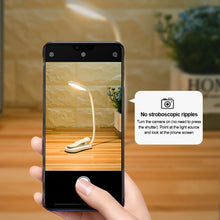 Load image into Gallery viewer, USB Charging Mini LED Eye Protection Book Night Light Adjustable Clip-On Study Desk Lamp Rechargeable for Travel Bedroom Reading
