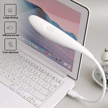 Load image into Gallery viewer, Touch Switch USB LED Reading Lamp Portable Flexible Adjustable Brightness Eye Protection Mini Night Light Computer PC Laptops Table Desk Lamp
