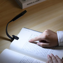 Load image into Gallery viewer, USB Charging Mini LED Eye Protection Book Night Light Adjustable Brightness Clip-On Study Desk Lamp Rechargeable for Travel Bedroom Reading
