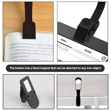 Load image into Gallery viewer, Mini LED Book Night 3 Light Color Adjustable Brightness Clip-On Study Reading Lamp Rechargeable Travel Bedroom Reading Lamp
