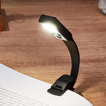 Load image into Gallery viewer, Mini LED Book Night 3 Light Color Adjustable Brightness Clip-On Study Reading Lamp Rechargeable Travel Bedroom Reading Lamp
