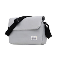 Load image into Gallery viewer, Simple Solid Color Canvas Shoulder Bag Crossbody Bag Large Capacity Casual Fashionable Backpack for Men Women
