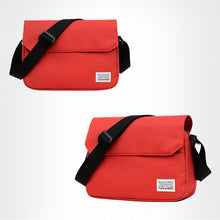 Load image into Gallery viewer, Simple Solid Color Canvas Shoulder Bag Crossbody Bag Large Capacity Casual Fashionable Backpack for Men Women
