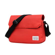 Load image into Gallery viewer, Simple Solid Color Canvas Shoulder Bag Crossbody Bag Large Capacity Casual Fashionable Backpack for Men Women
