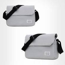 Load image into Gallery viewer, Simple Solid Color Canvas Shoulder Bag Crossbody Bag Large Capacity Casual Fashionable Backpack for Men Women
