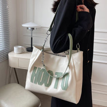 Load image into Gallery viewer, Fashionable Large Capacity PU Shoulder Bag Versatile Comfortable Handbag Commuter Bag Tote Bag for Women
