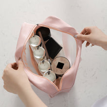 Load image into Gallery viewer, PVC Waterproof Anti Fouling Makeup Bag Portable Large Capacity Frosted Travel Storage Bag Washable Makeup Bag
